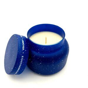 Anthropologie Capri Blu Volcano Candle 19 oz Denim Blue Signature Scent Crisp